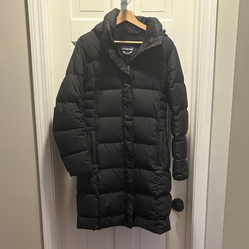 Patagonia Black Jacket with Logo